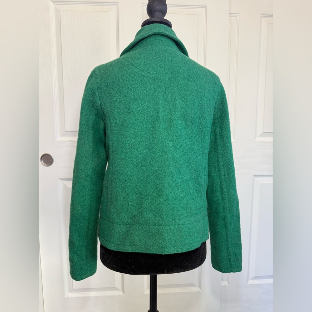 GAP Women's Emerald Green Peacoat. Women's Size XS. - Picture 6 of 7